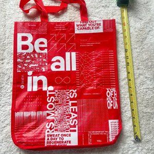 Lululemon Medium Reusable Tote Bag - Red
